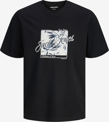 JACK & JONES Paita 'JJHONOLULU' värissä musta: etupuoli