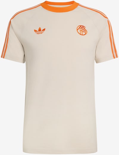 Sportiniai marškinėliai 'FCB' iš ADIDAS PERFORMANCE, spalva – kapučino spalva / oranžinė, Prekių apžvalga