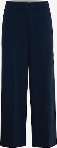 Pantalon à plis 'Friga' Fransa en bleu : devant