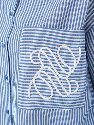 Bigdart Bluse in Blau