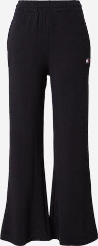 Tommy Jeans Szeroka nogawka Spodnie w kolorze czarny: przód