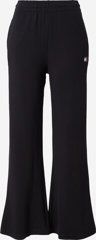 Tommy Jeans Wide leg Broek in Zwart: voorkant