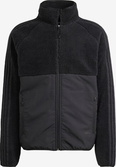 Flisinis džemperis iš ADIDAS ORIGINALS, spalva – pilka / juoda, Prekių apžvalga
