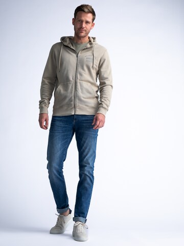 Petrol Industries - Sudadera con cremallera en beige