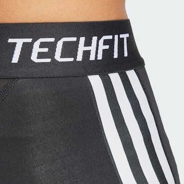 ADIDAS PERFORMANCE Skinny Παντελόνι φόρμας σε μαύρο