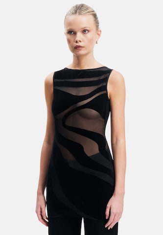 OW Collection Top  'Silla' in Schwarz