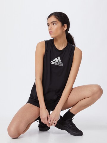 ADIDAS PERFORMANCE Sports Top in Black