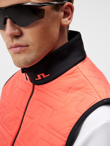 J.Lindeberg Sports vest 'Stefano' in Orange