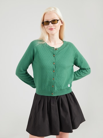 Cardigan 'Sweet' Blutsgeschwister en vert : devant