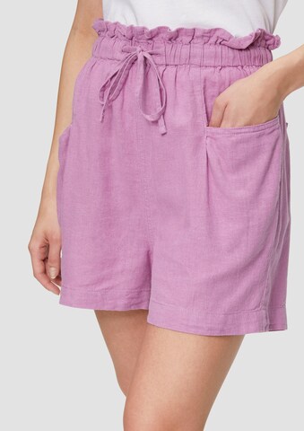 QS Broek in Lila: voorkant