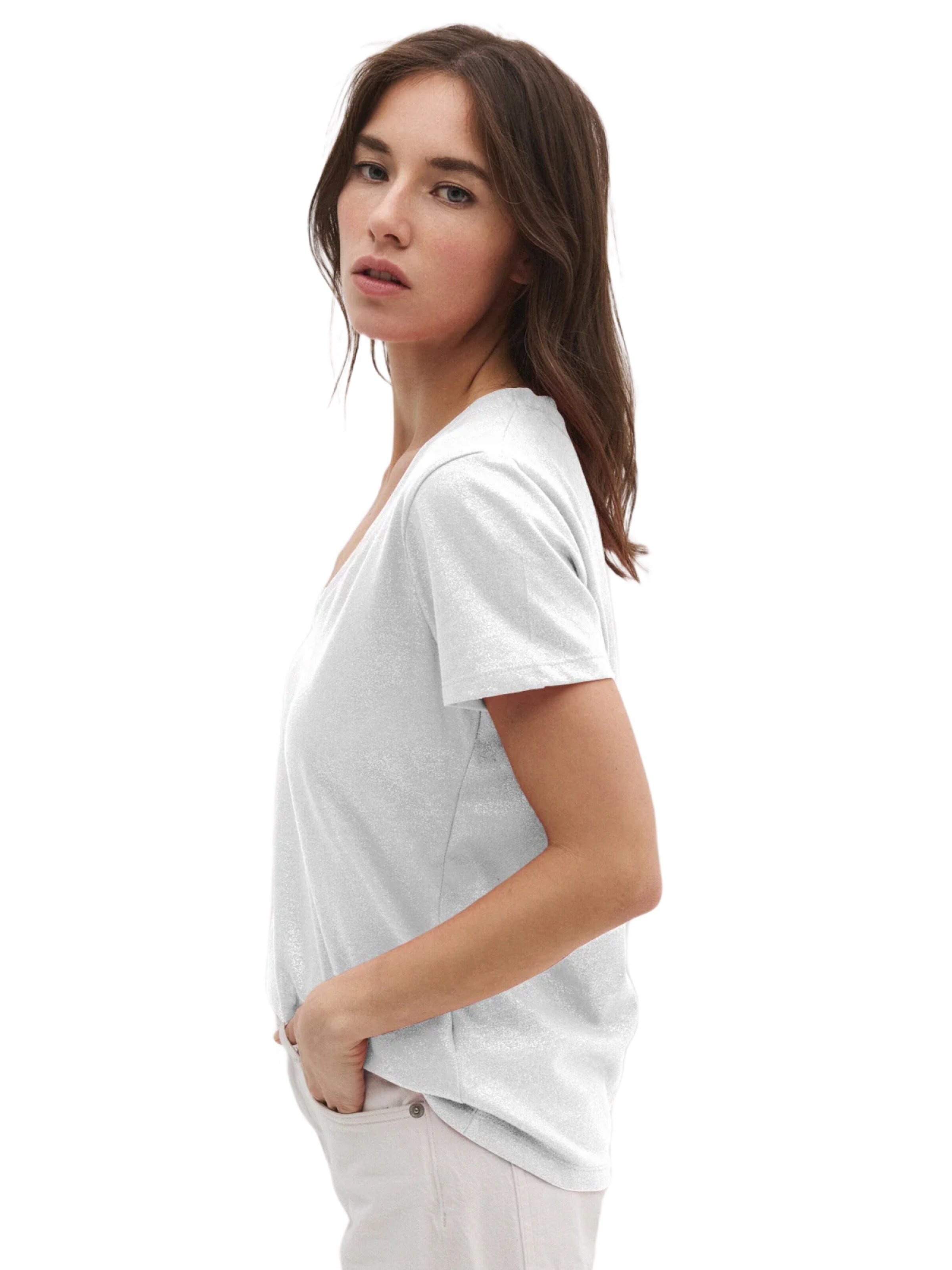 No Matter What T-Shirt in Weiß