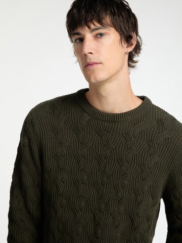 SELECTED HOMME Pullover in Grün