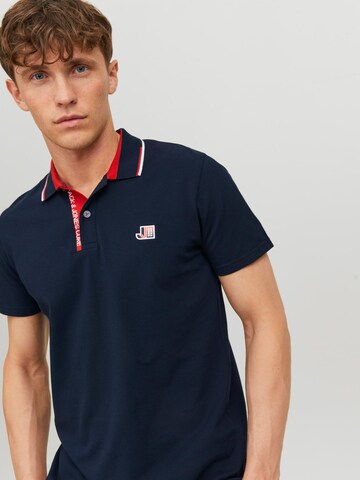 JACK & JONES Tričko 'Logan' – modrá