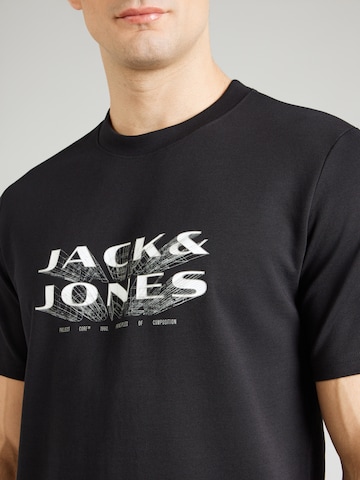 Maglietta 'JCOFUSION' di JACK & JONES in nero