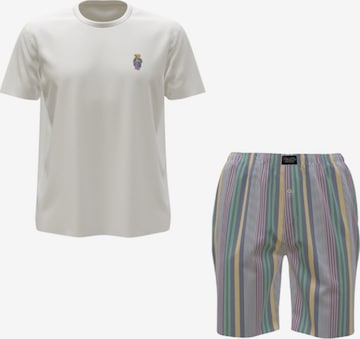 Polo Ralph Lauren Short Pajamas in White: front