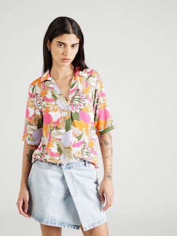 Key Largo Blouse 'CYRUS' in Groen: voorkant