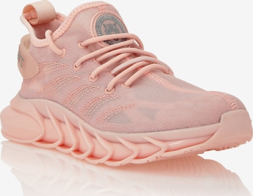 Plein Sport - Zapatillas deportivas bajas en rosa: frente