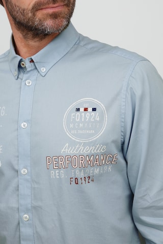 FQ1924 Regular fit Button Up Shirt in Blue