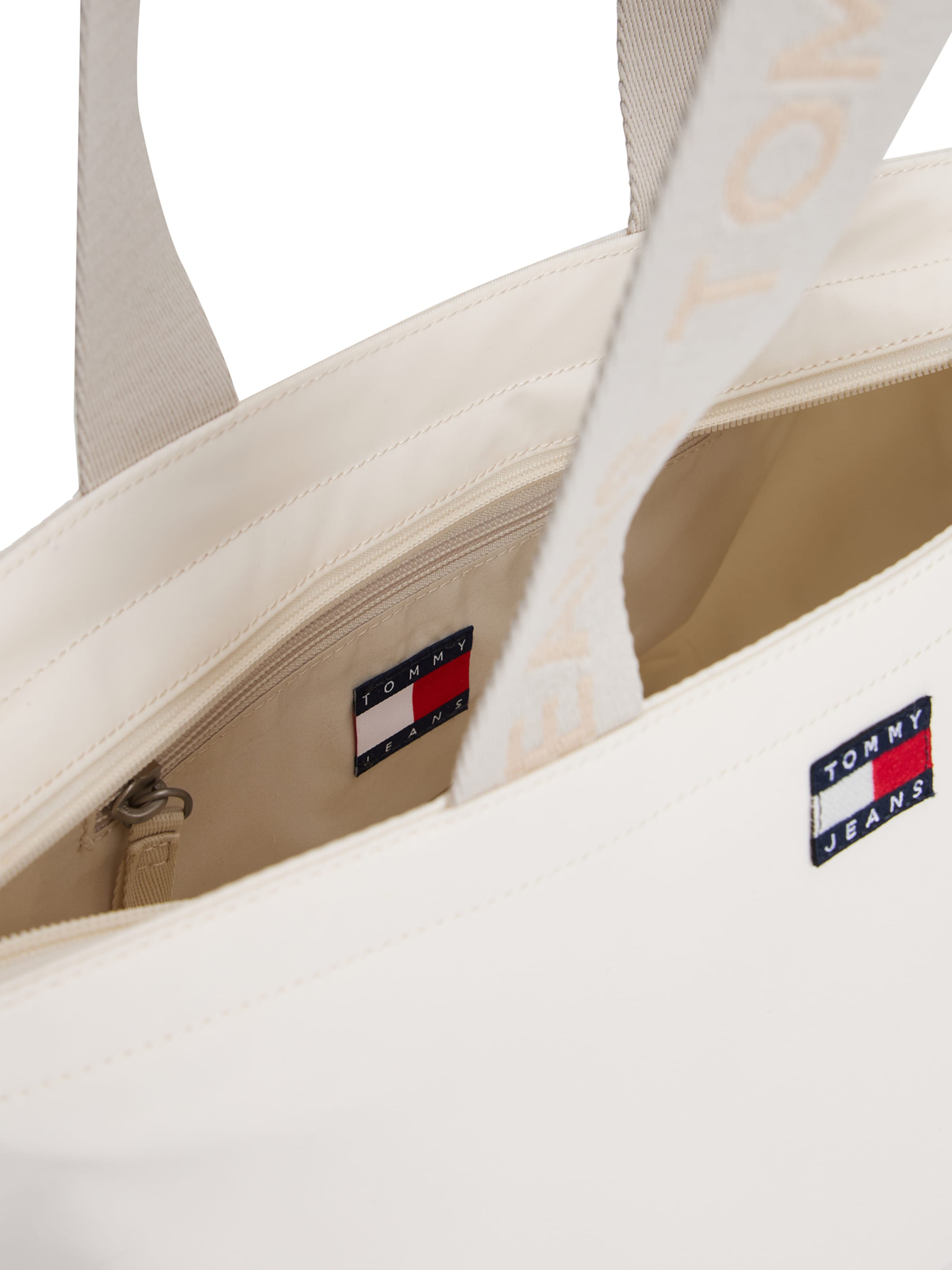 Tommy Jeans Shopper táska 'ESS DAILY' - fehér