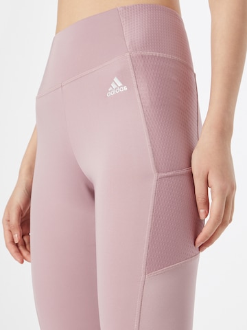 ADIDAS SPORTSWEAR Skinny Sporthose in Lila