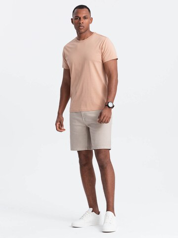 Ombre Shirt 'OM-TSBS-0146' in Beige