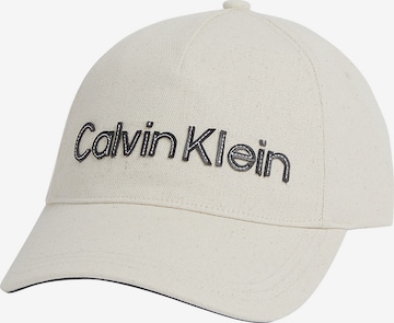 Calvin Klein Keps i beige: framsida