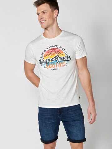 KOROSHI T-Shirt in Weiß