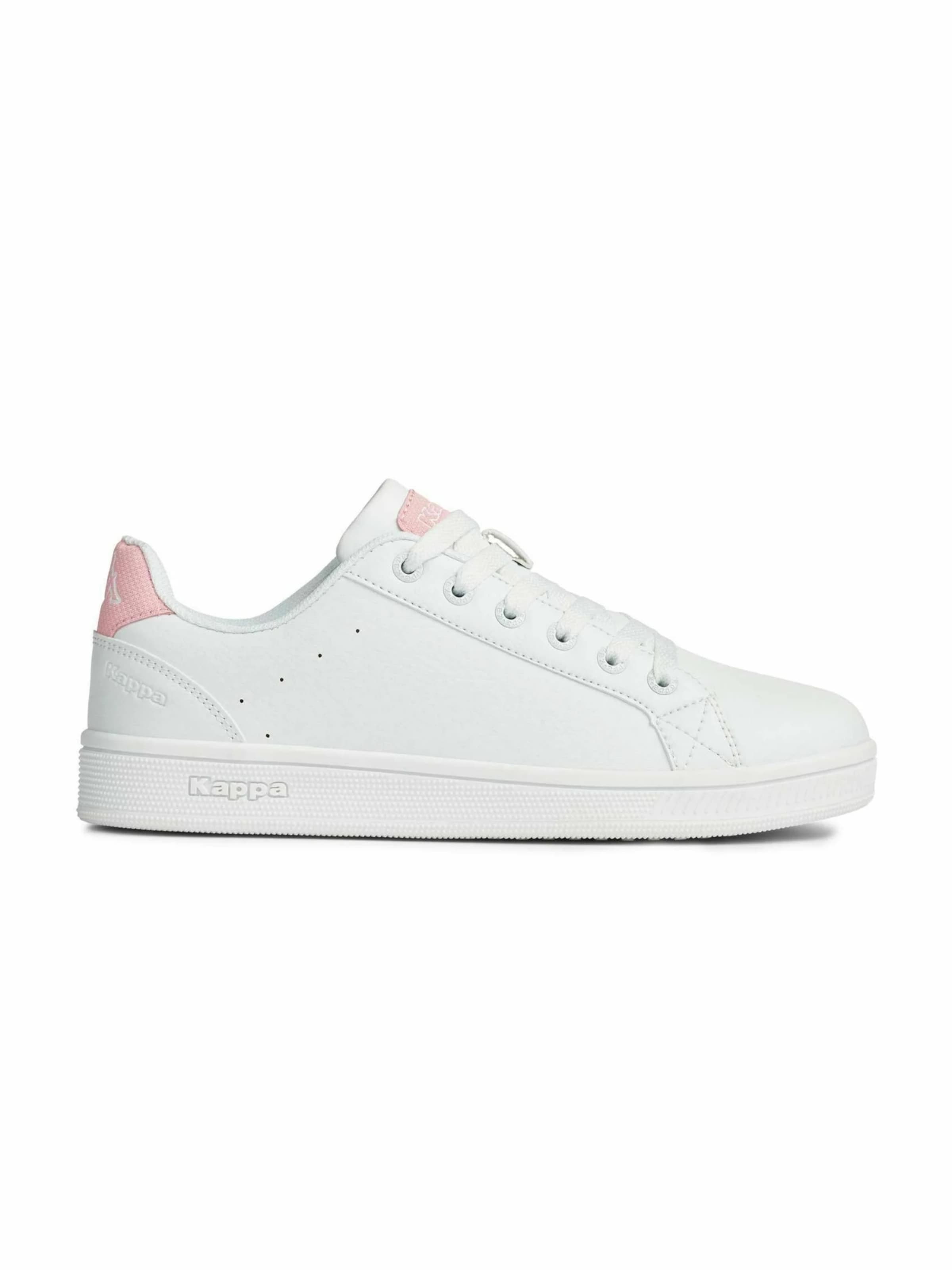 KAPPA Lace-Up Shoes ' Logo ' in White: front