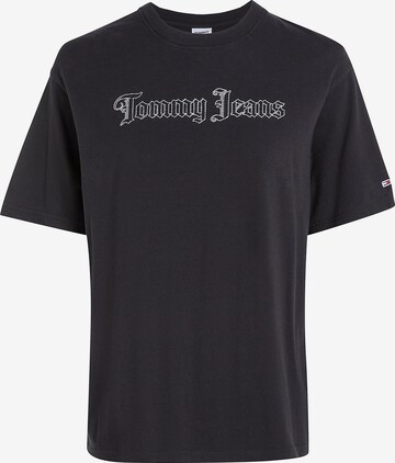 T-shirt Tommy Jeans en noir : devant