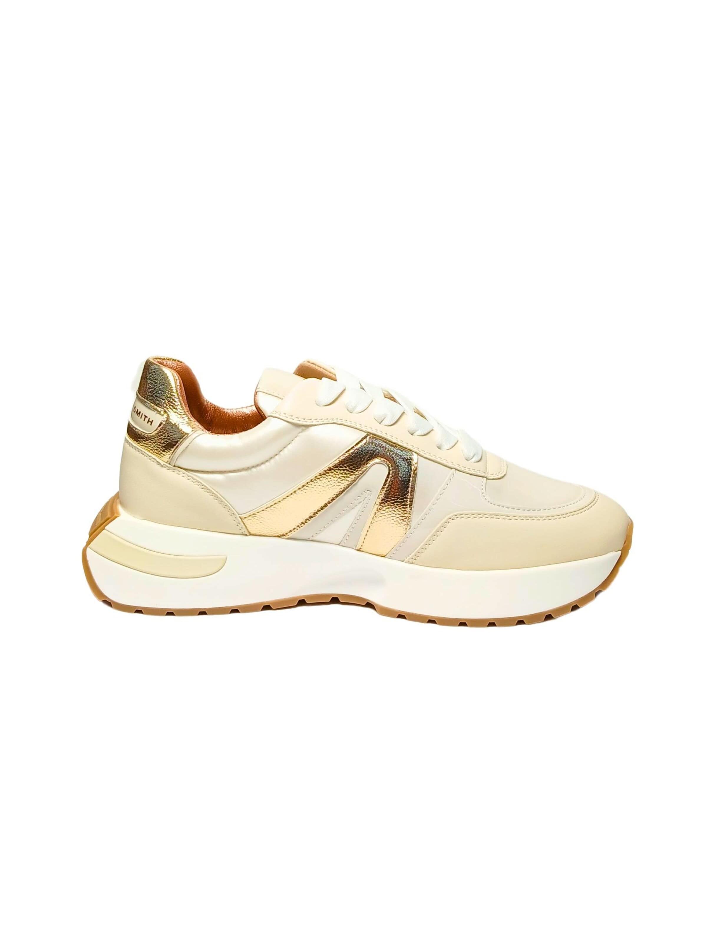 Alexander Smith Athletic Shoes in Beige: front