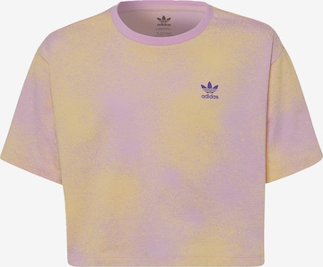 ADIDAS ORIGINALS Shirt 'Graphic Print ' in Yellow: front