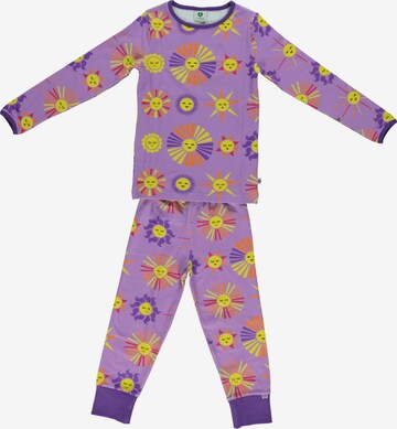 Småfolk Pajamas 'Sun' in Purple: front
