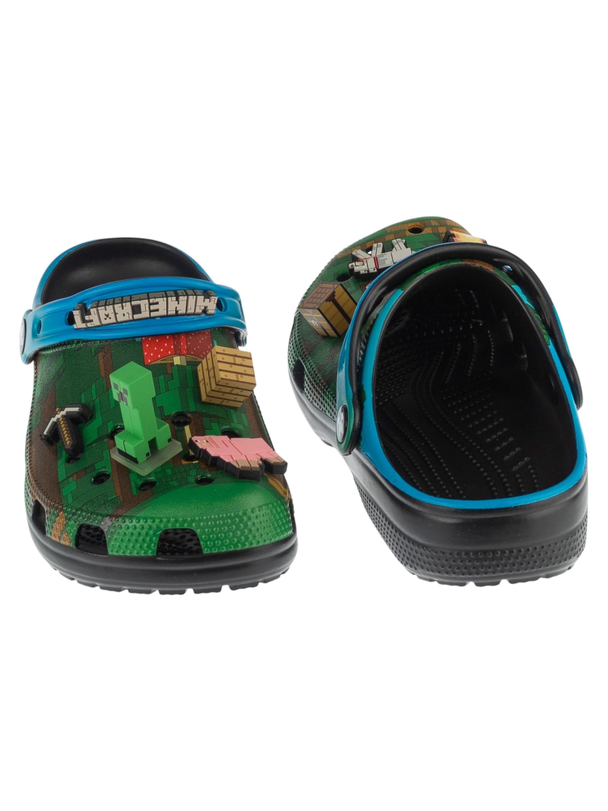 Crocs Clogs 'Crocs Classic Minecraft' in Green