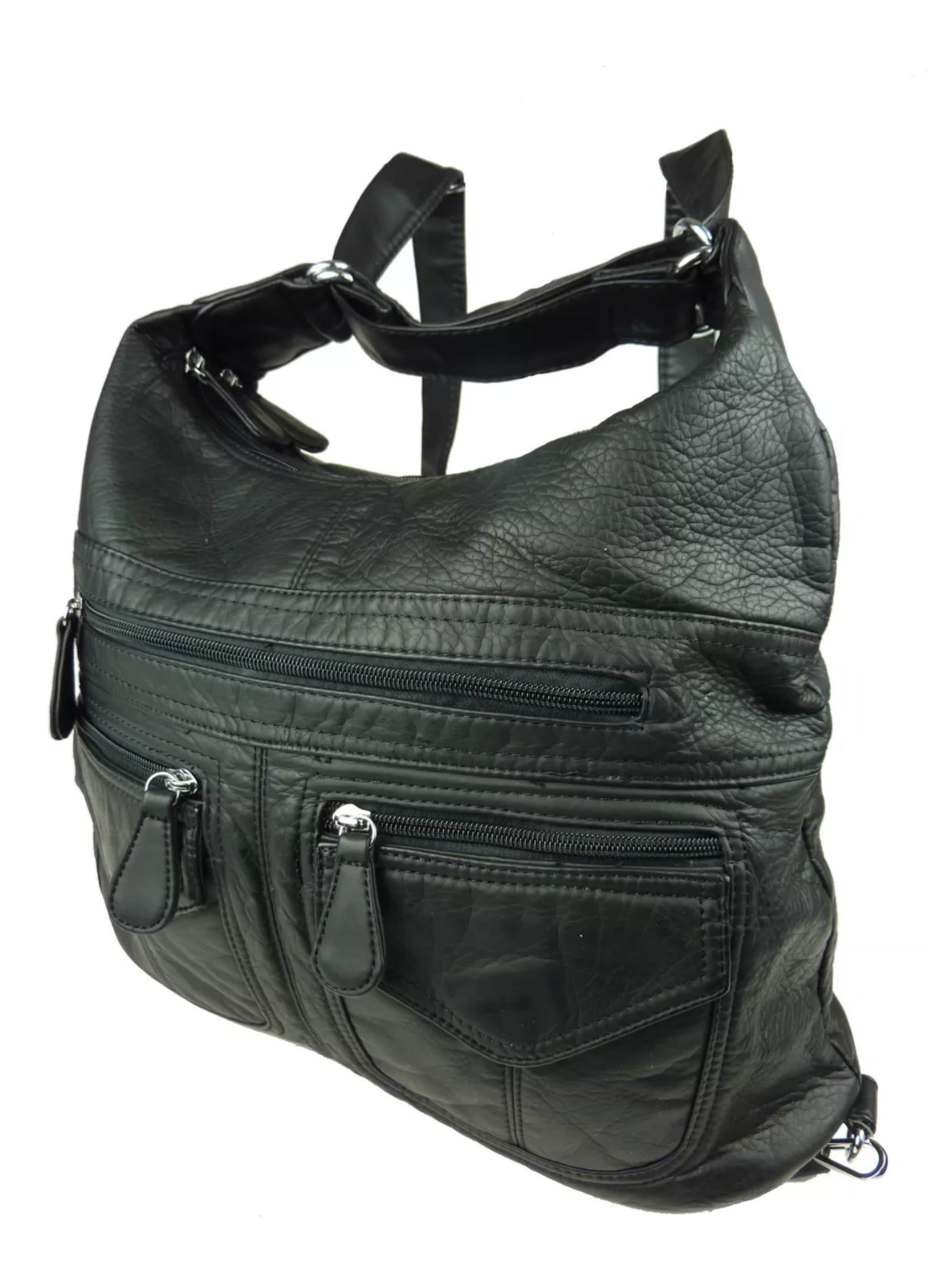 Kumixi Rucksack '2in1 Rucksacktasche'‌‌‌‌‌‌ in schwarz, Produktansicht