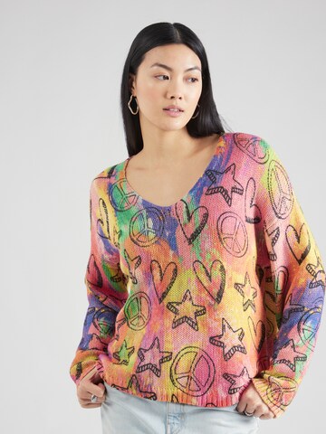 Pull-over Frogbox en mélange de couleurs : devant