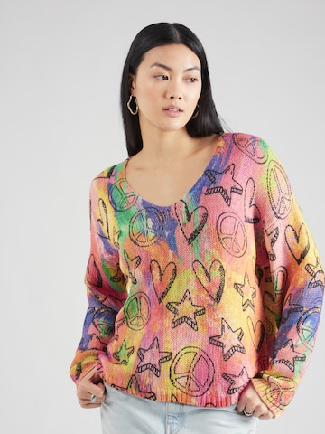 Pull-over Frogbox en mélange de couleurs : devant