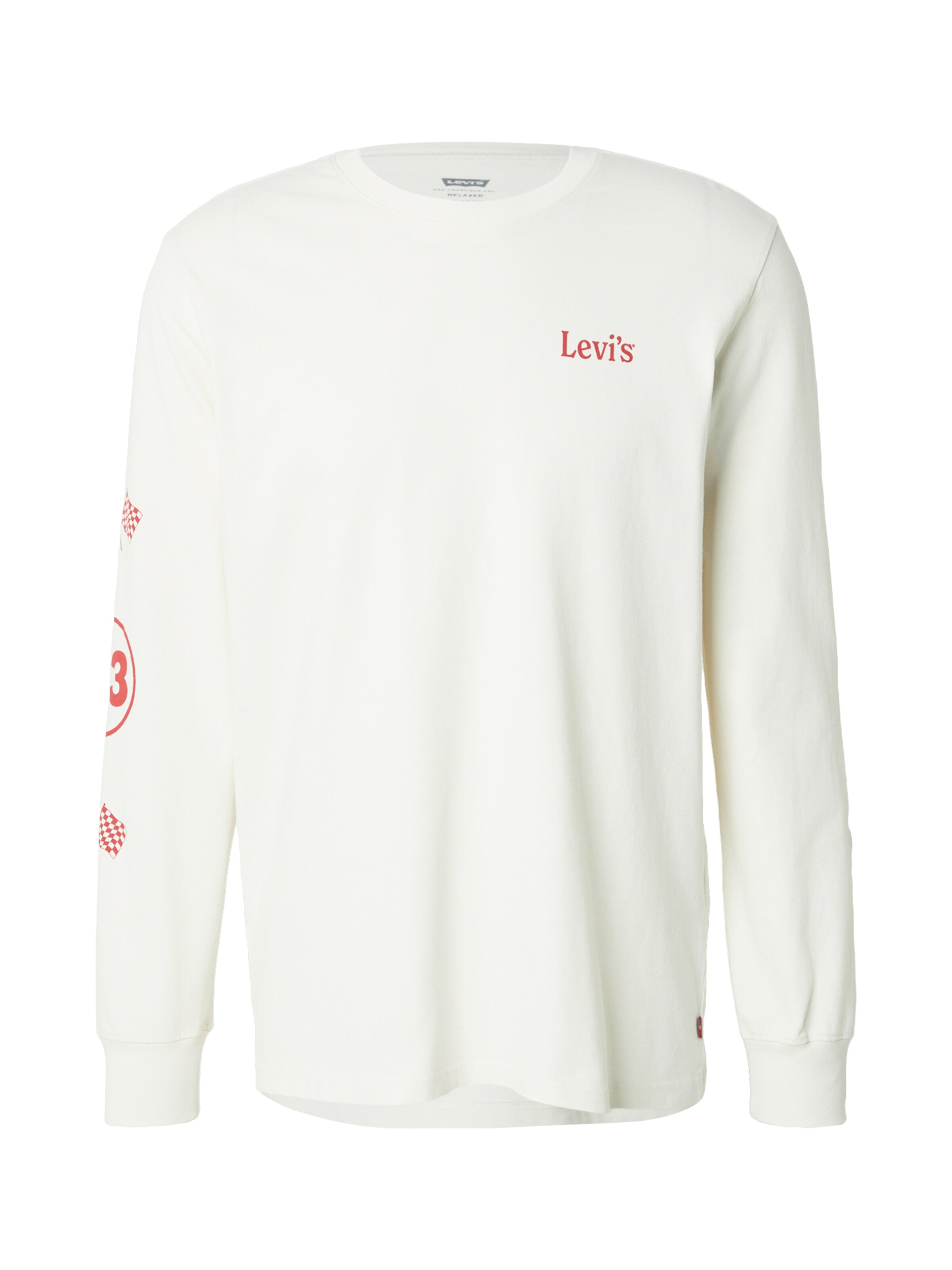 T-Shirt 'LSE RELAXED GRAPHIC' LEVI'S ® en blanc : devant