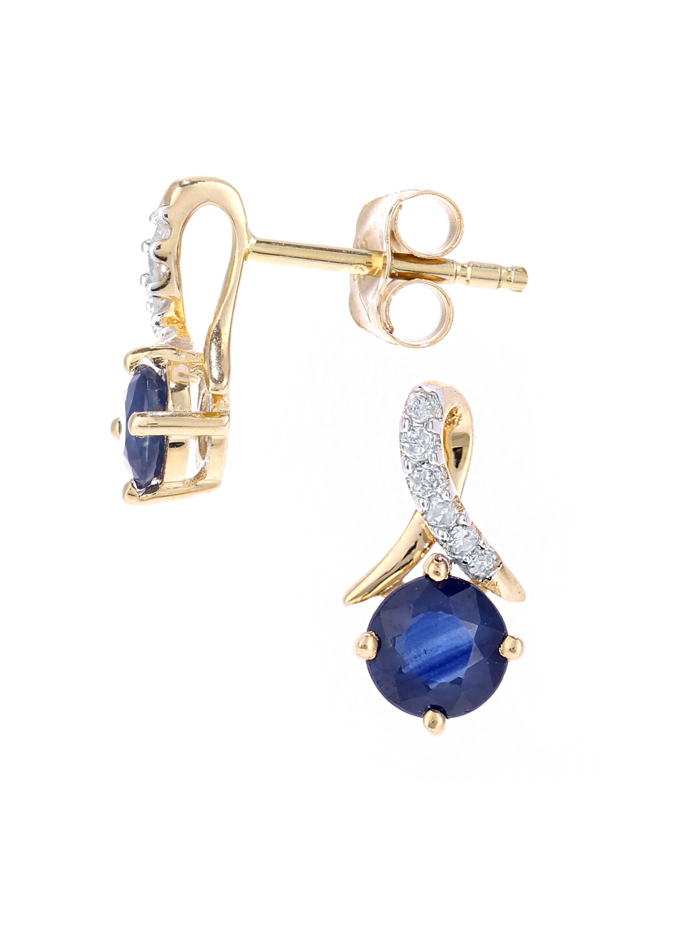 Boucles d'oreilles DIAMANT LETERNEL en or