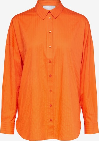 SELECTED FEMME - Blusa en naranja: frente