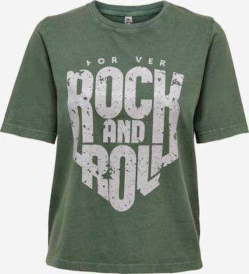 JDY Shirt 'FAROCK' in Groen: voorkant