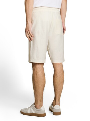 Loosefit Pantalon TOM TAILOR en blanc