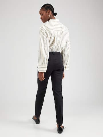 Regular Pantaloni cu dungă 'FARAD' de la Max Mara Leisure pe negru