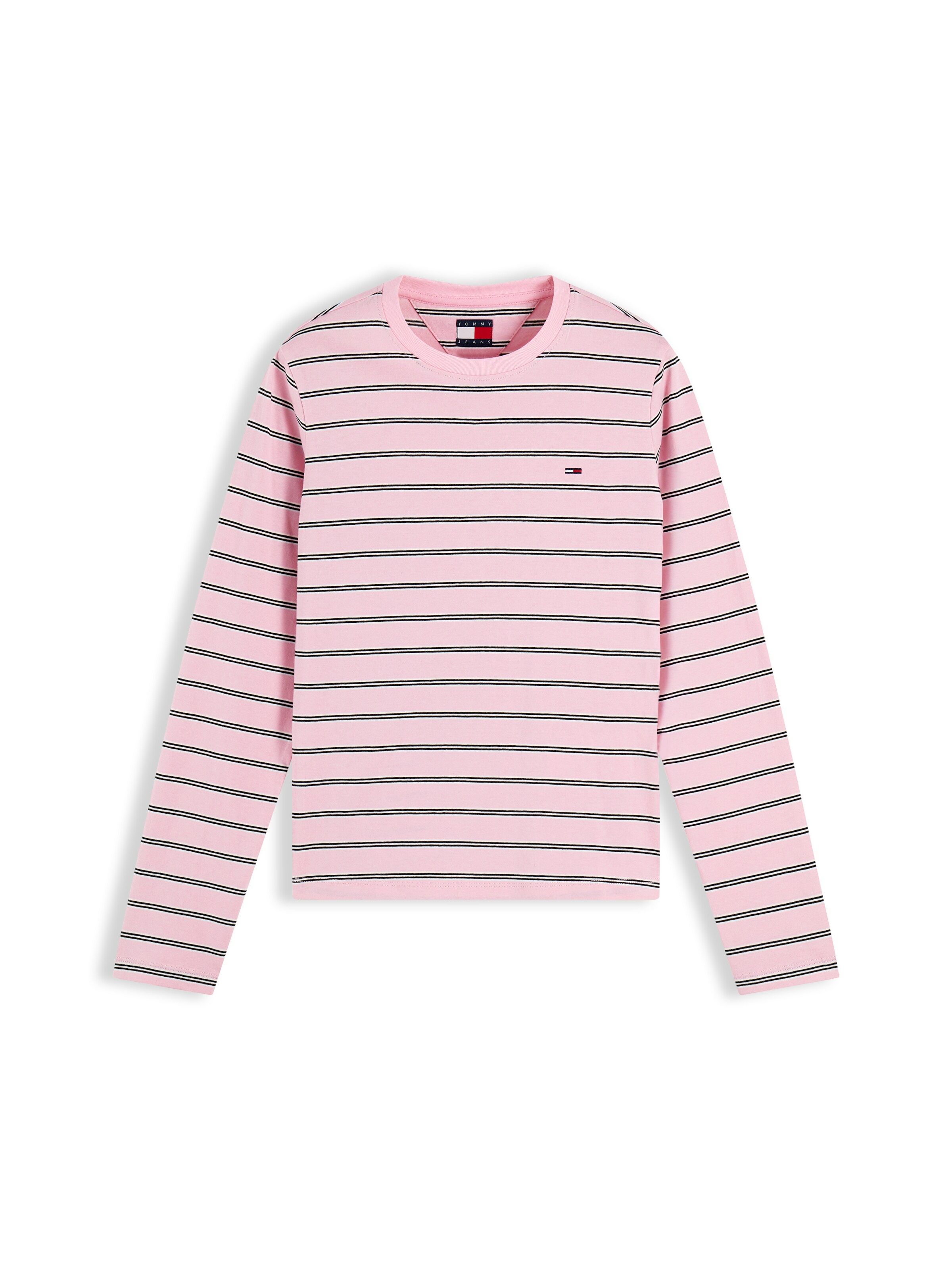 Tommy Jeans Тениска 'ESS' в розово: отпред