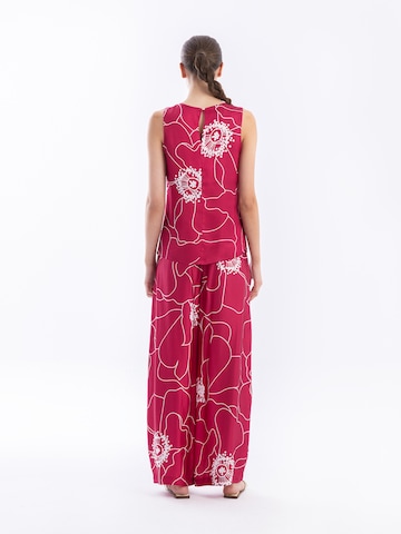 Haris Cotton Regular Broek in Roze