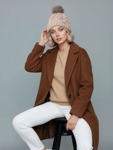 Neverless Mütze 'Caren' in Beige
