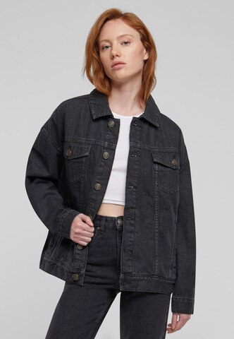 Urban Classics Between-season jacket in Black: front