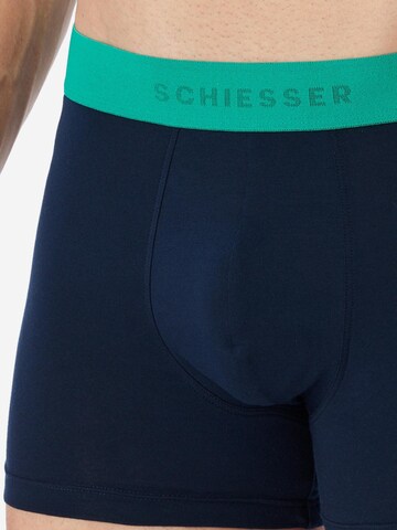 SCHIESSER Boxershorts '95/5 Cotton' in Blauw