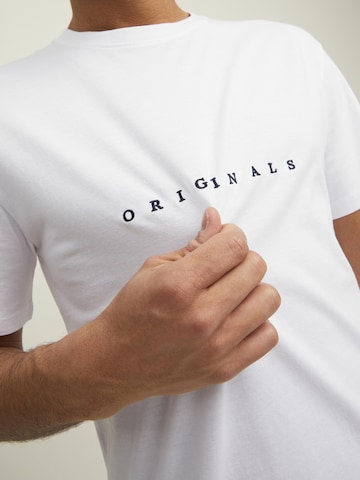 Coupe regular T-Shirt 'Copenhagen' JACK & JONES en blanc