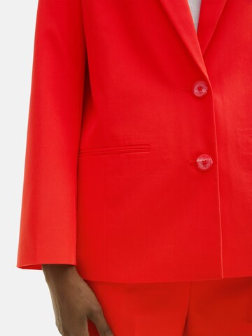 Blazer TOM TAILOR DENIM en rouge