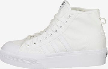 Sneaker înalt 'Nizza' de la ADIDAS ORIGINALS pe alb